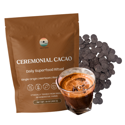 100% Pure Organic Ceremonial Cacao - 1 lb