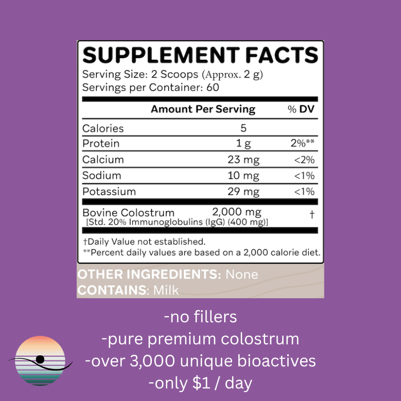 Grass-fed Colostrum